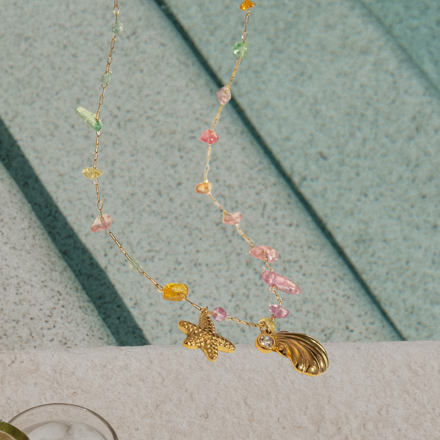 Gems of Ravello 18k Gold Plated Necklace