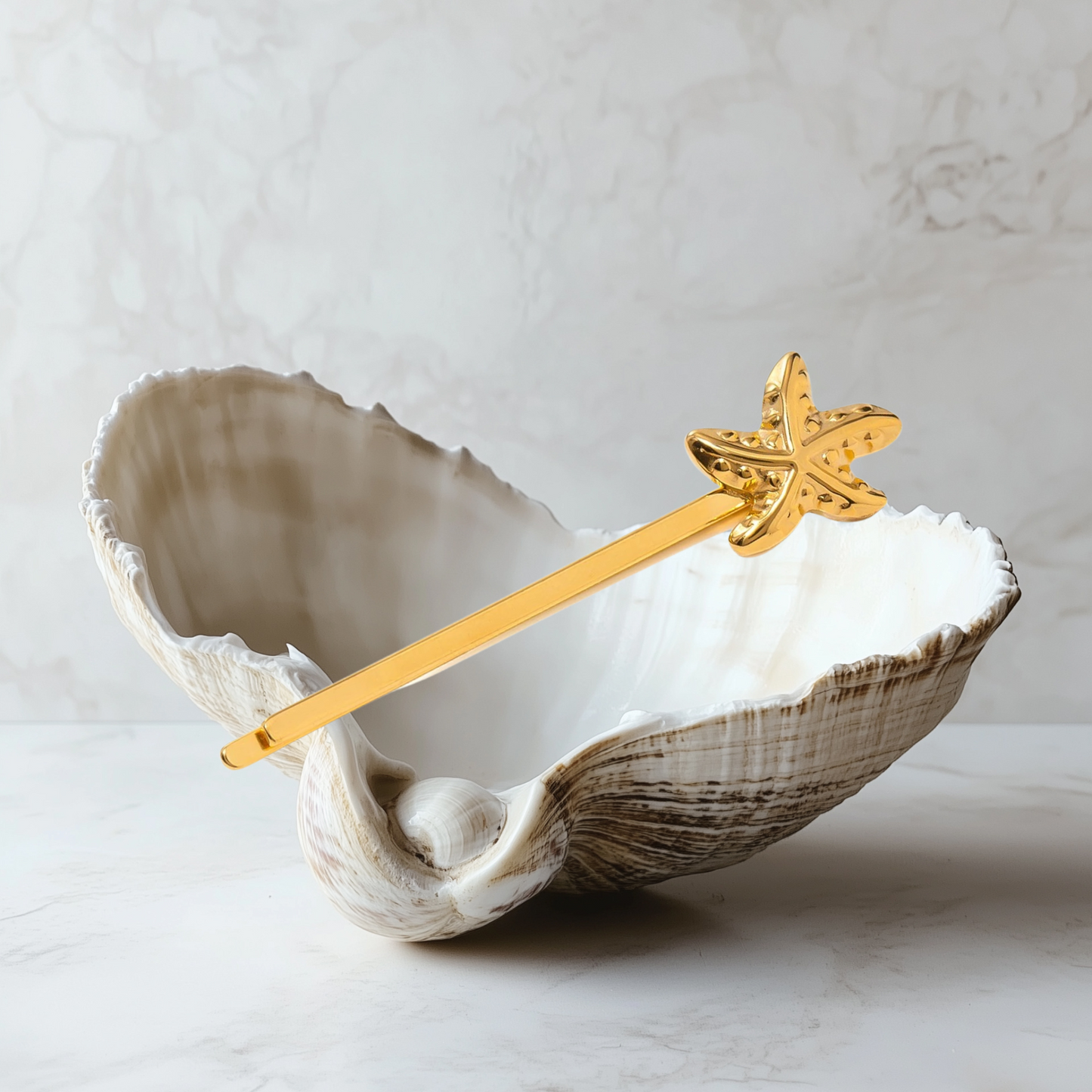 Single Starfish Glow Hair Pin