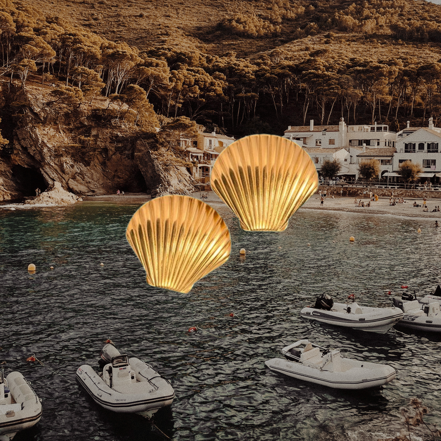 Isola Charms Shell Earrings