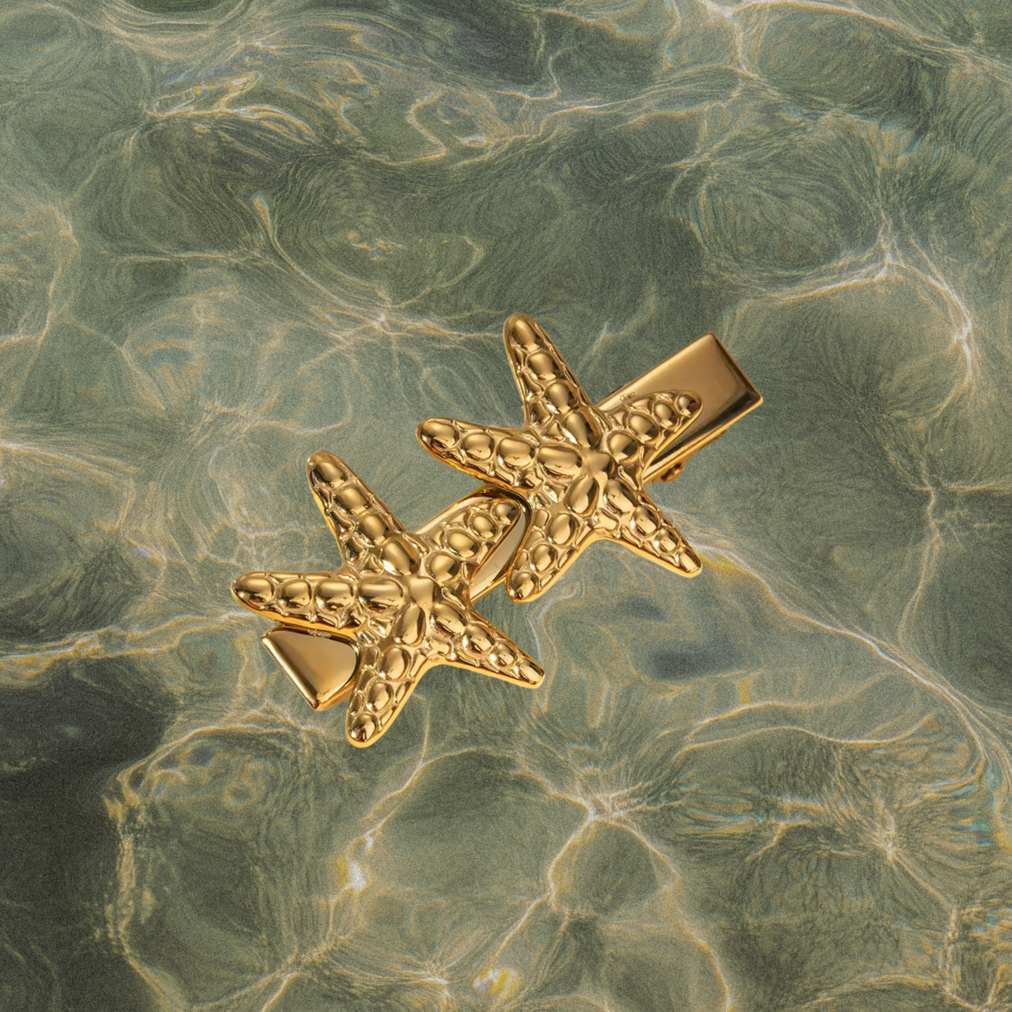 Luxe Double Starfish Hair Clip
