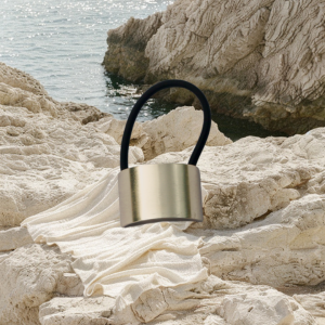 Brushed Gold Wrap Pony Tie