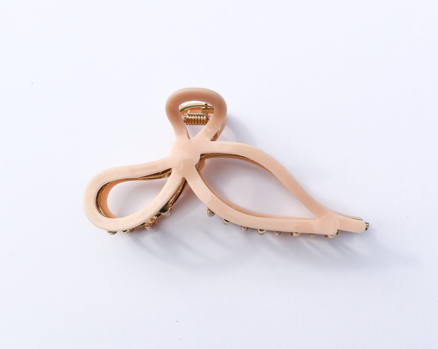 The Vivienne Pink Bow Claw Clip