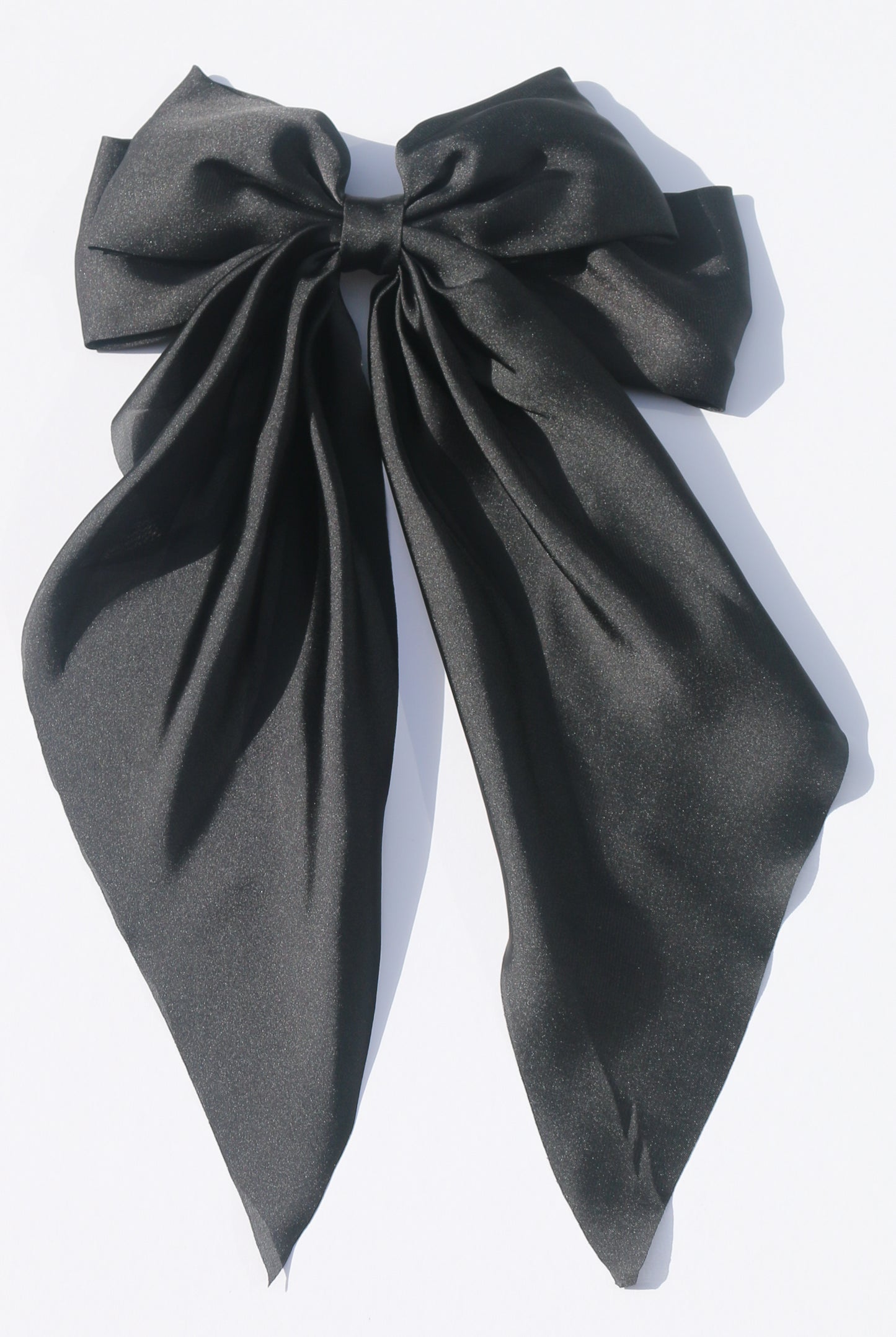 The Simone Black Bow Clip