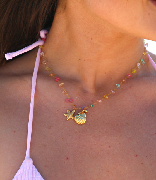 Gems of Ravello 18k Gold Plated Necklace