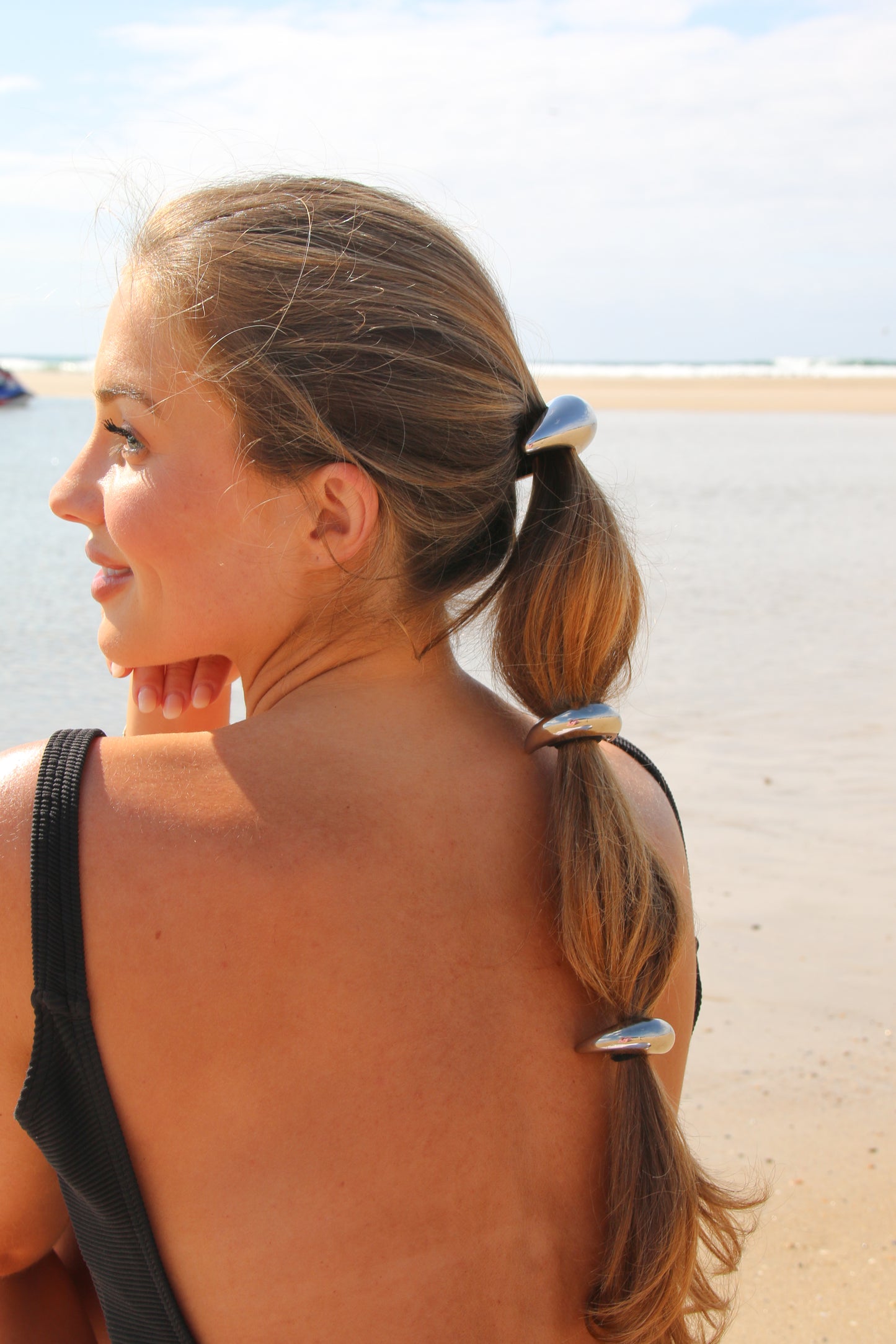 Petite Rounded Lux Pony Cuff