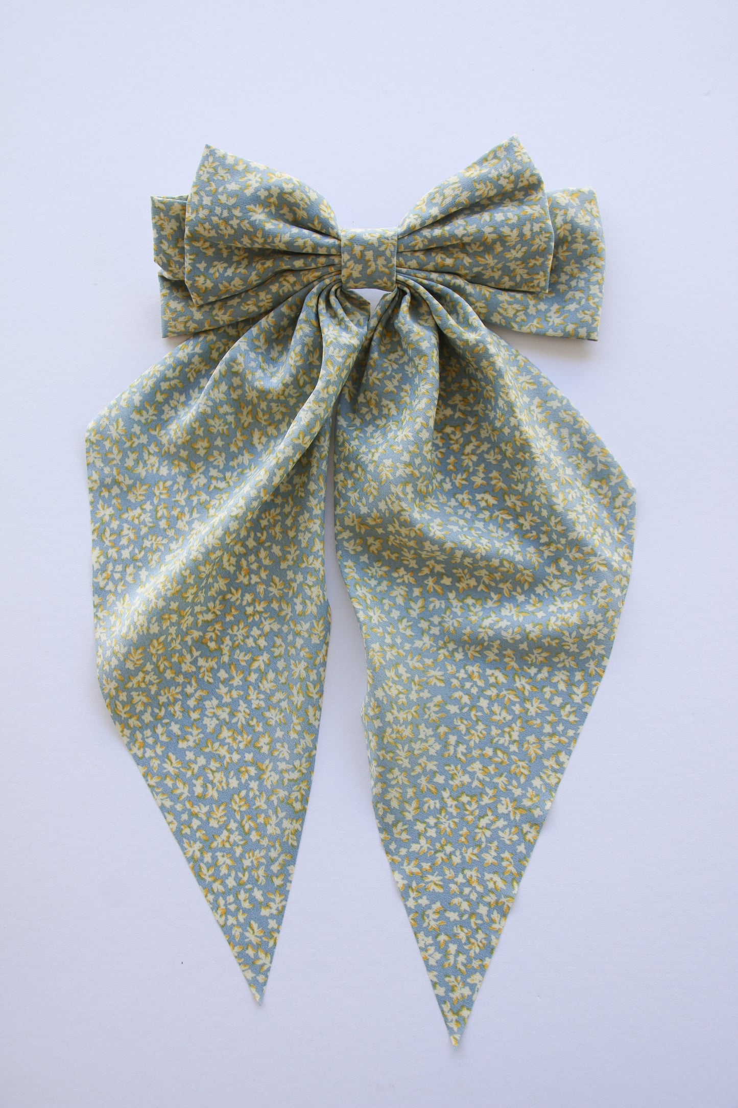 Blue & Yellow Petals Bow