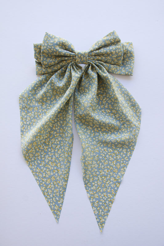 Blue & Yellow Petals Bow
