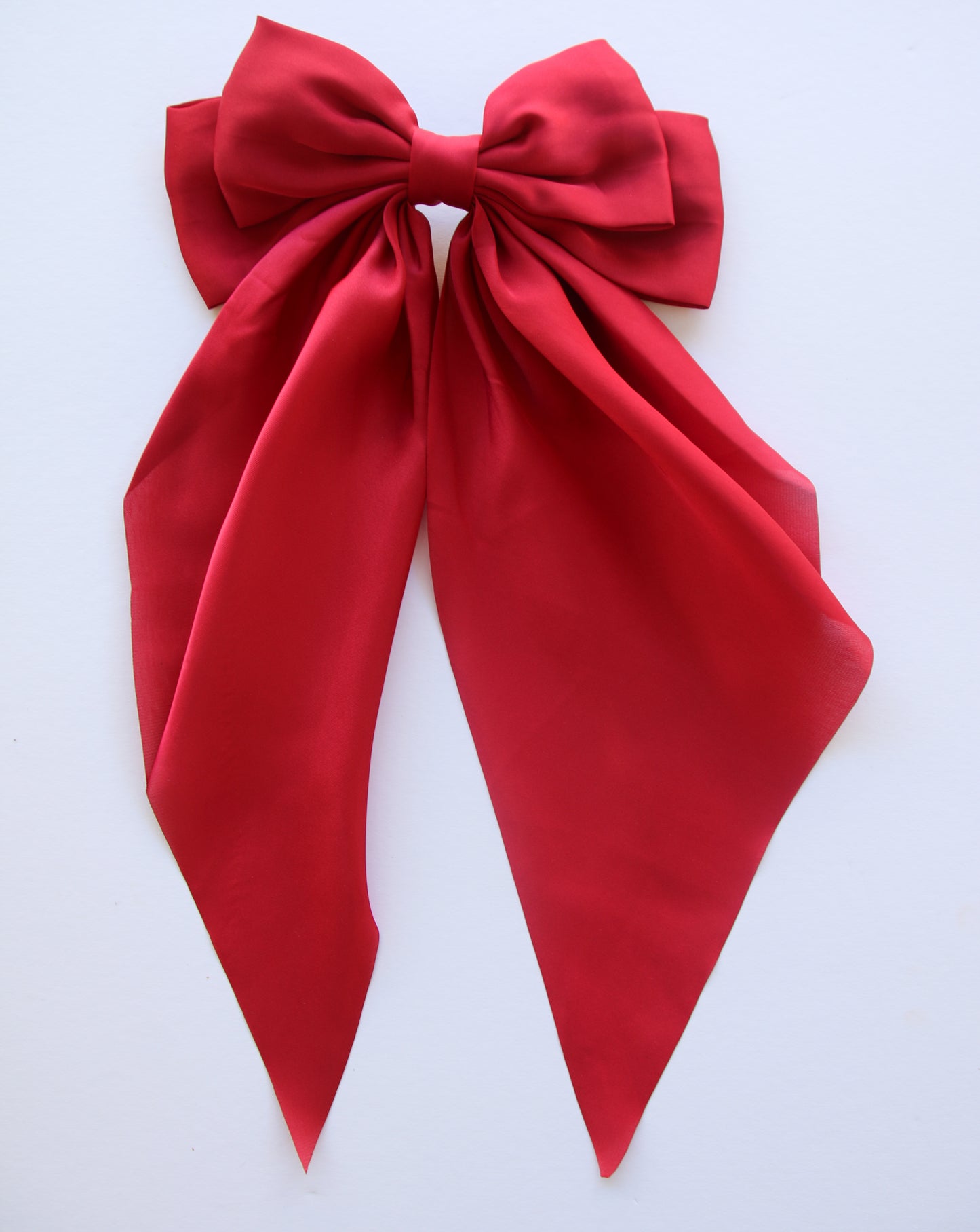 Ella Deep Red Bow