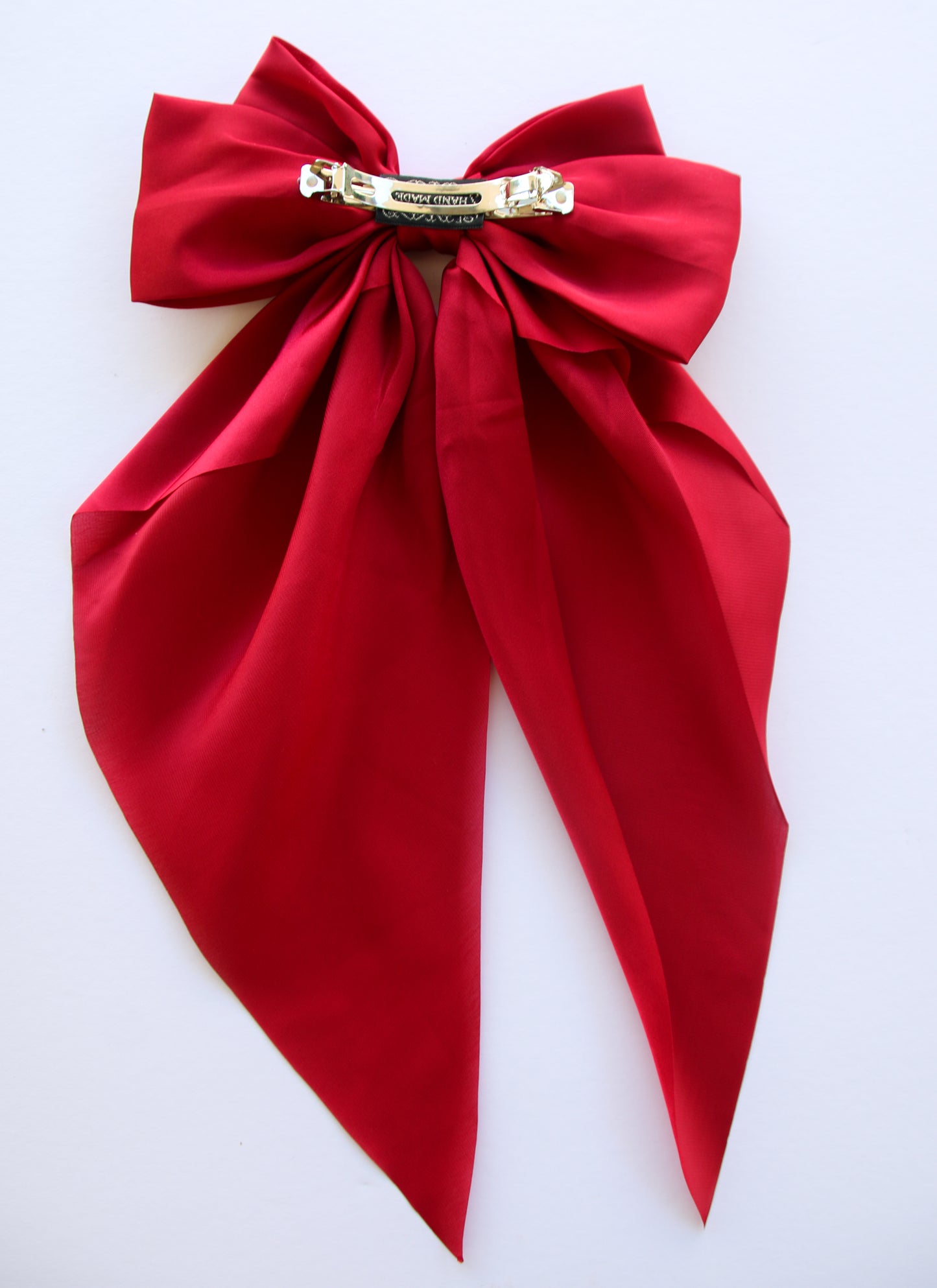 Ella Deep Red Bow
