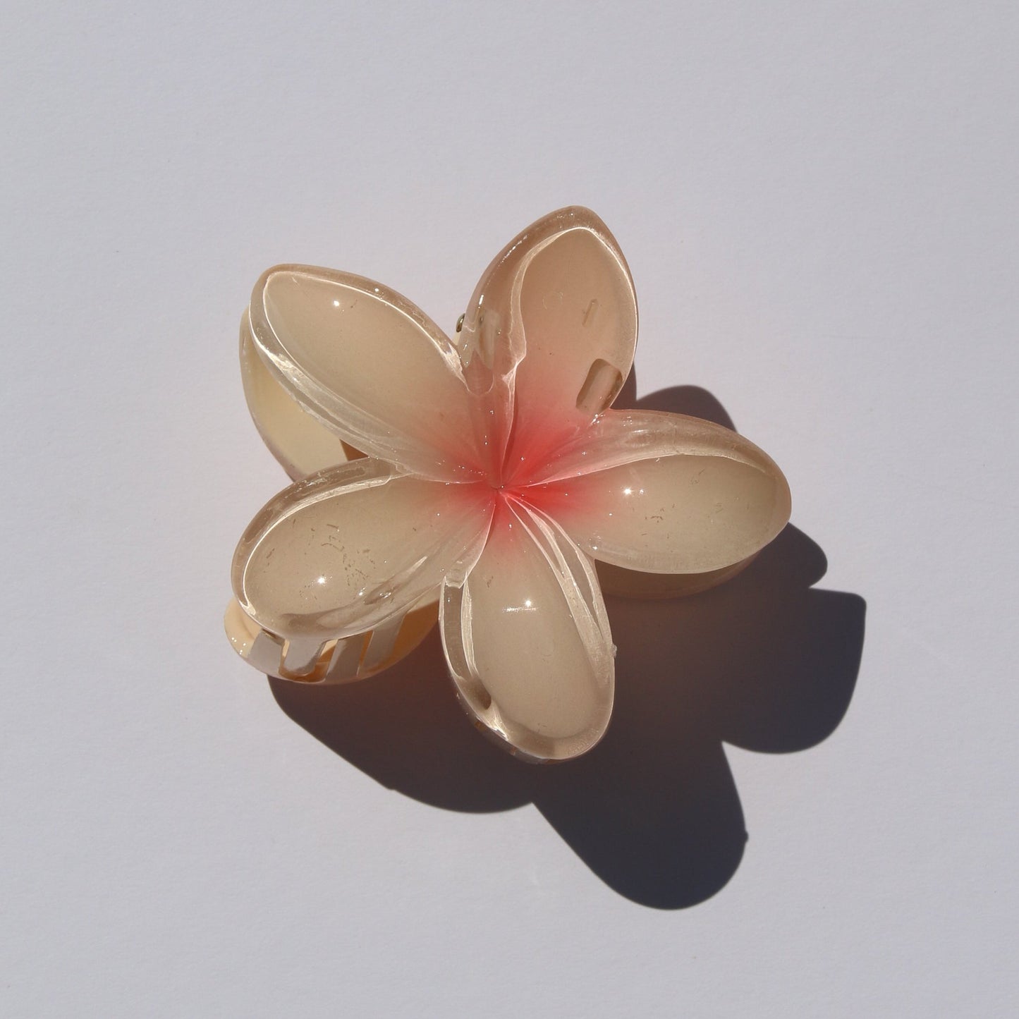 Frangipani Claw Clip Pink & Nude