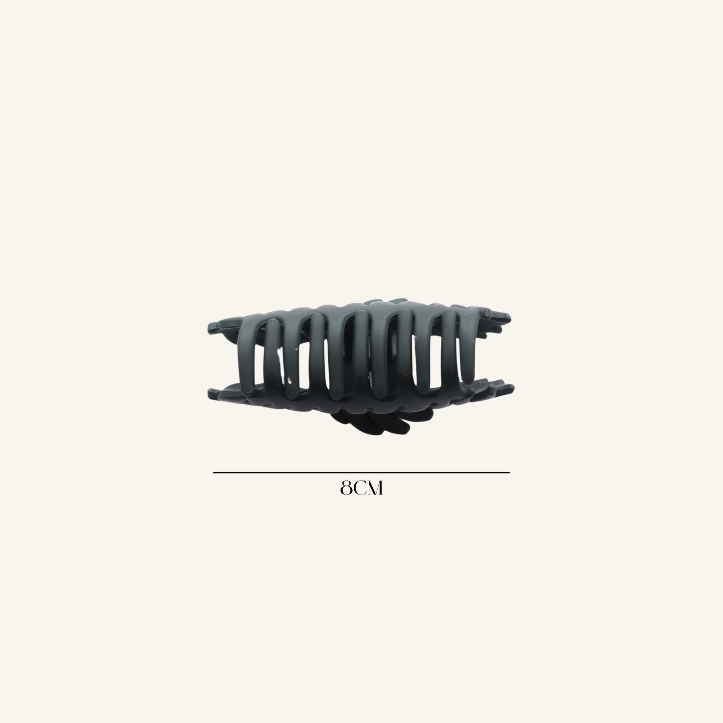 Black Feather Claw Clip
