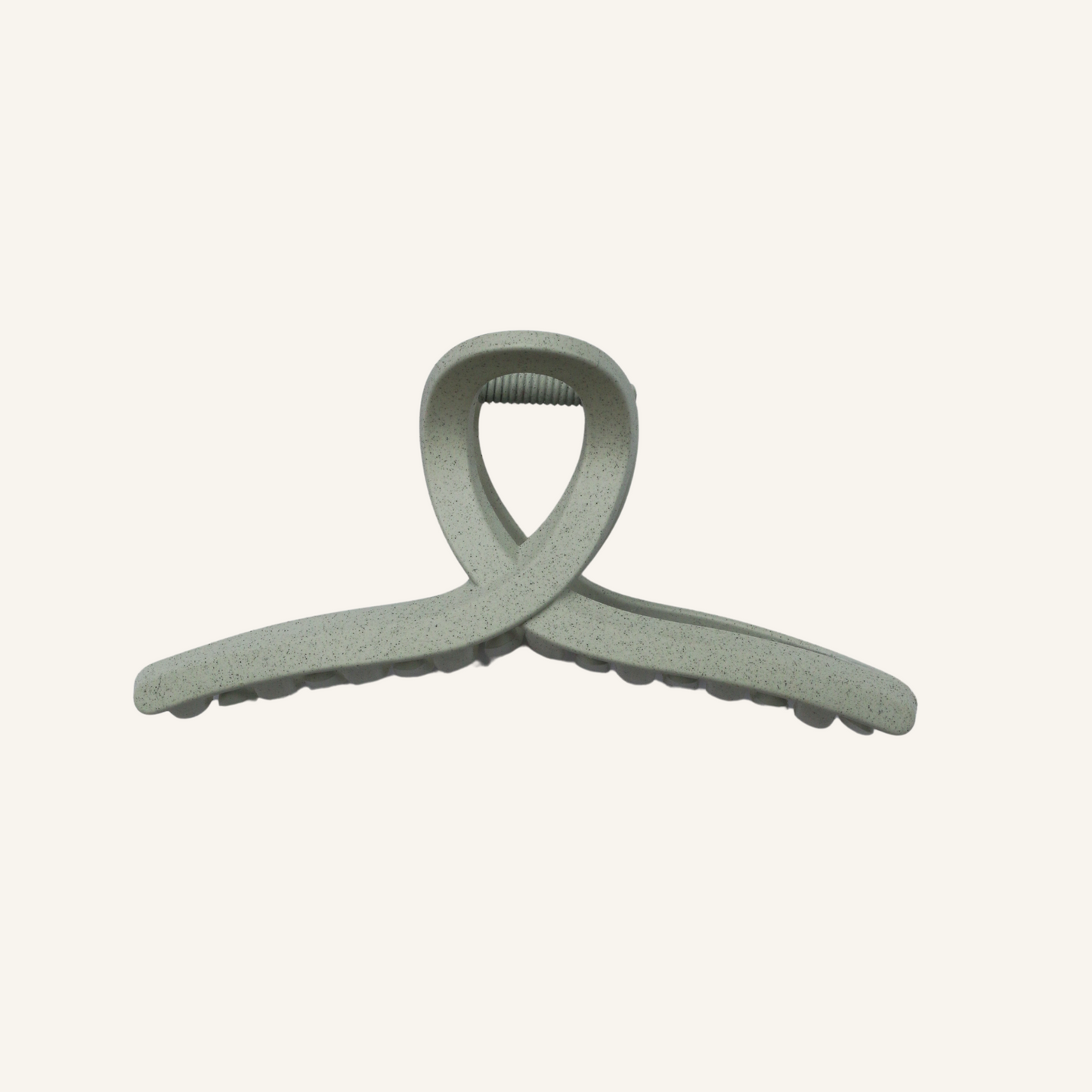 Grey Knot Claw Clip