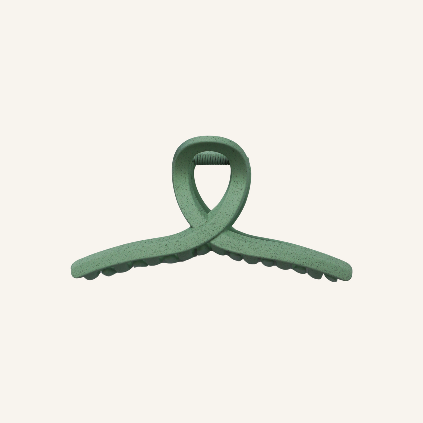 Green Knot Claw Clip
