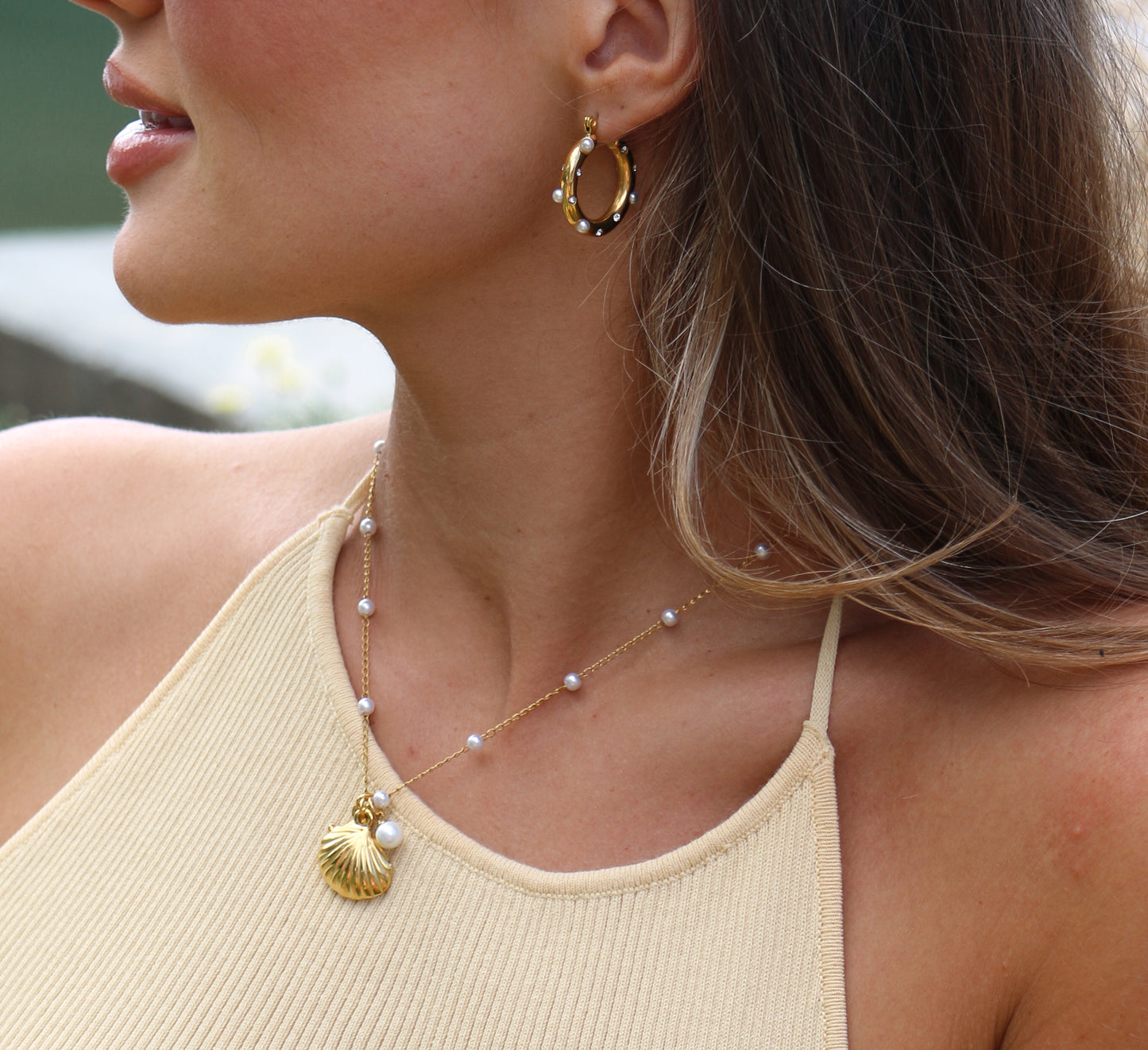 La Dolce Vita 18K Gold Pearl Necklace