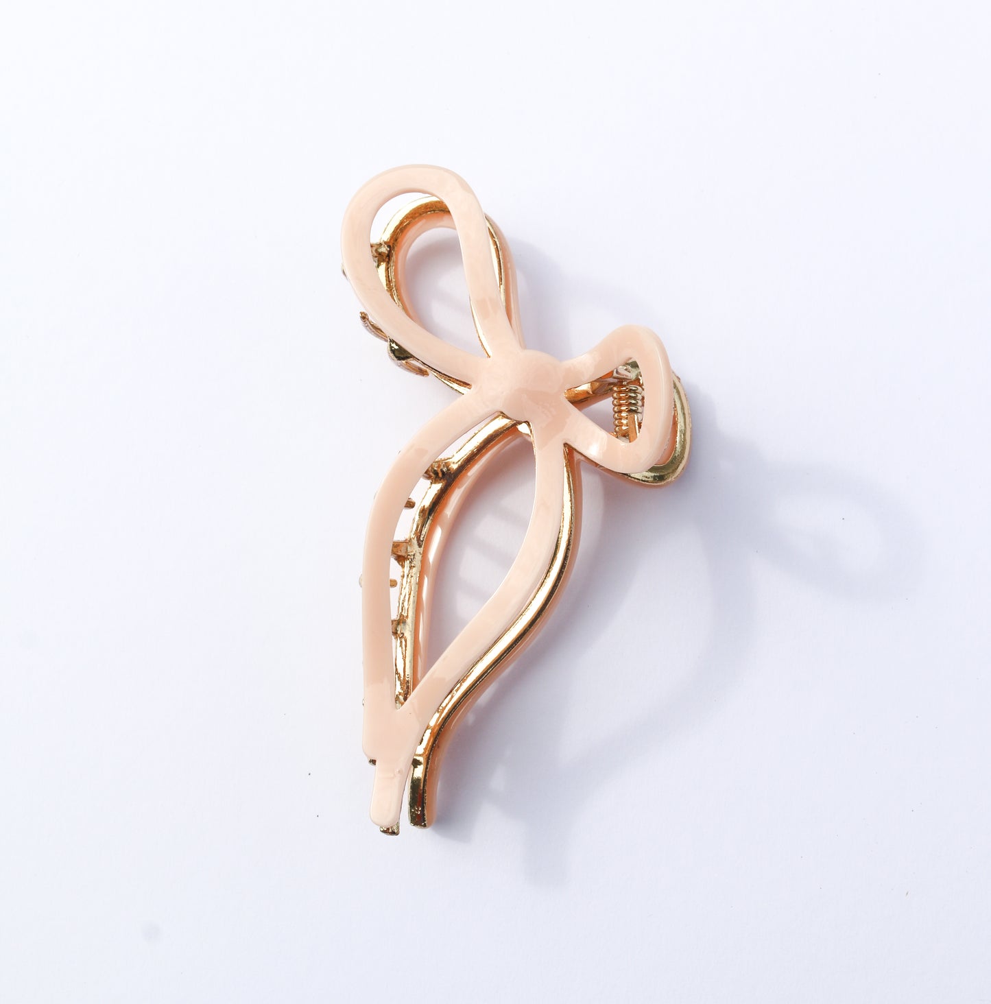 The Vivienne Pink Bow Claw Clip