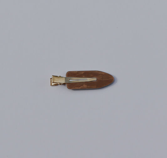 The Camille Mahogany Pearl Snake Skin Look No Crease Make-up Clip